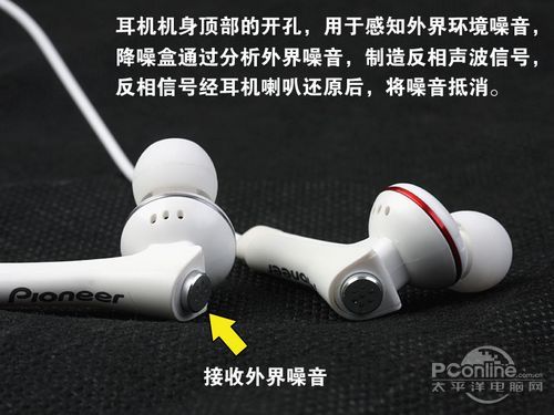 先锋SE-NC31C主动降噪耳机