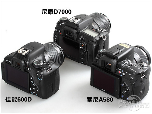 佳能600D佳能600D/索尼A580/尼康D7000对比评测