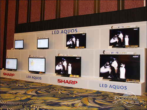 夏普2011年AQUOS液晶电视春季发布会现场