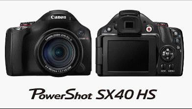 佳能发布一款sx系列相机powershot sx40 hs