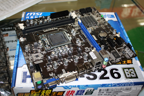 微星军规级h61m-s26小板到货仅售399!