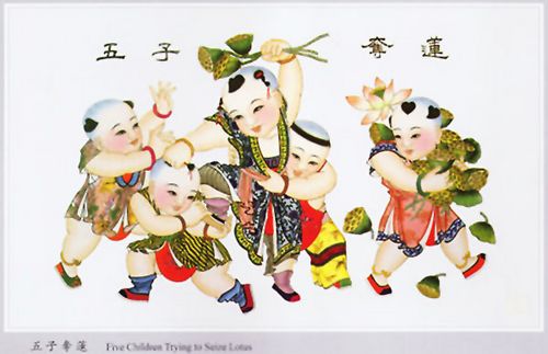 那些年我们家贴的年画 传统年画图片欣赏