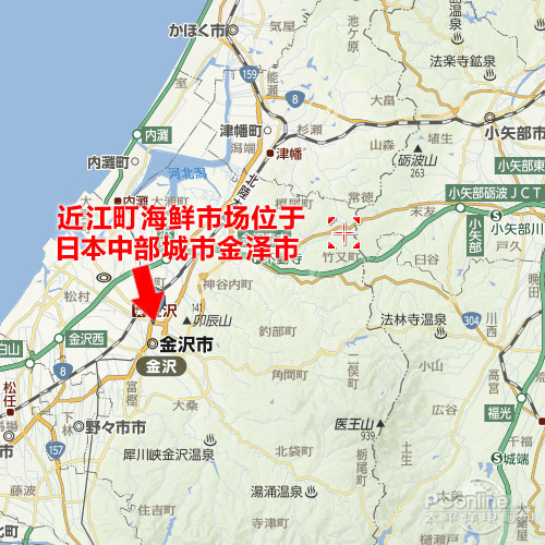 石川县金泽市位于日本北陆地区的中部,东邻富山县,岐阜县,南接福井县.