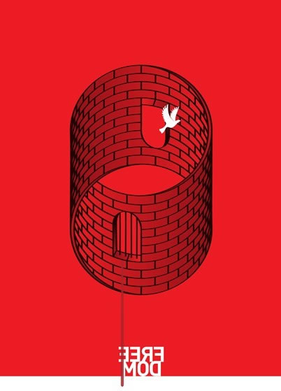 极具创意的言论自由海报竞赛赏