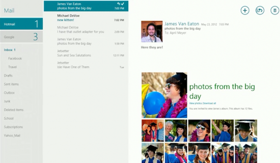 更加快速 Metro版Hotmail邮箱界面曝光