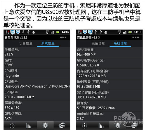 Мобильный телефон Sony ST27i Xperia Go Мобильный телефон Sony ST27i Xperia Go