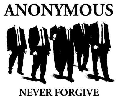 业界资讯 正文   anonymous匿名者的图标为一个采用无头人的头像,其