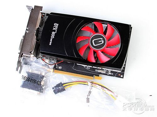 diy硬件 显卡 评测 正文 耕升gtx650赵云版的pcb比公版稍长,背面也