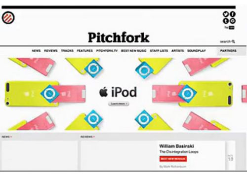 跳出網頁的iPod 蘋果制造網頁版3D廣告