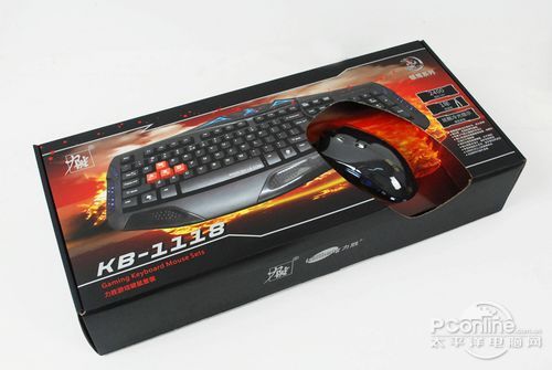 便宜量又足 力胜KB-1118游戏键鼠到货