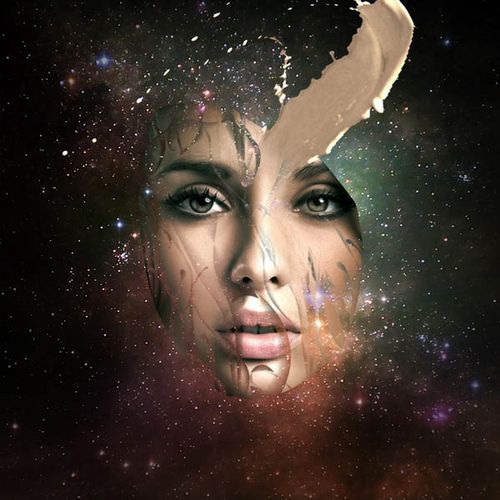 PS教程：Photoshop制作飞溅效果人物脸谱