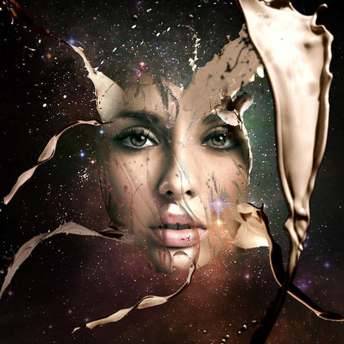 PS教程：Photoshop制作飞溅效果人物脸谱