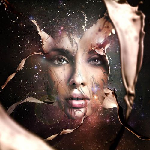 PS教程：Photoshop制作飞溅效果人物脸谱