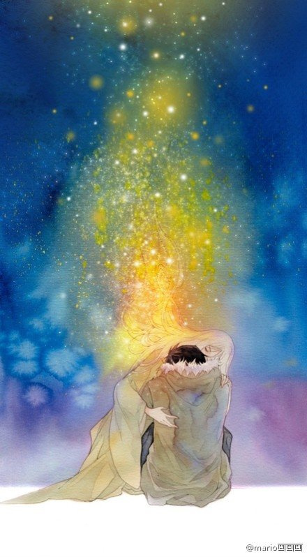 梦幻色彩浓郁的插画欣赏