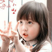 萌得让你心动_超可爱的萝莉范儿小女孩qq头像