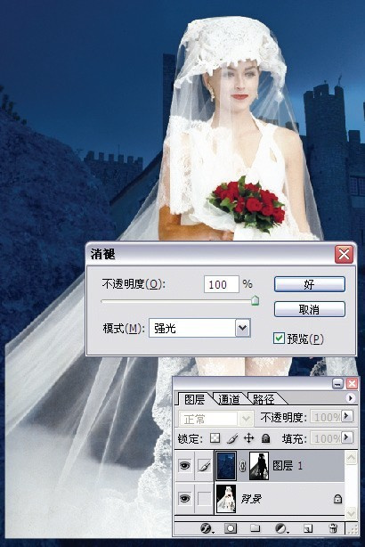 ps通道抠图_ps通道怎么合成婚纱照(2)