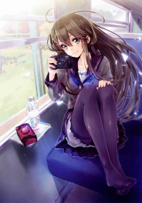 二次元黑长直美少女图赏