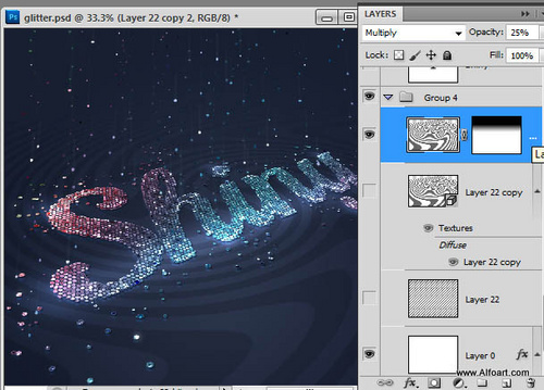 ps教程:photoshop制作3d轮毂机械彩色字粒子设计立体半剖图片