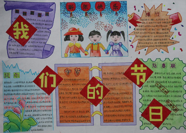 春节的手抄报图片集锦