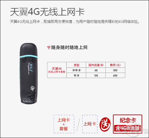 电信套餐4g