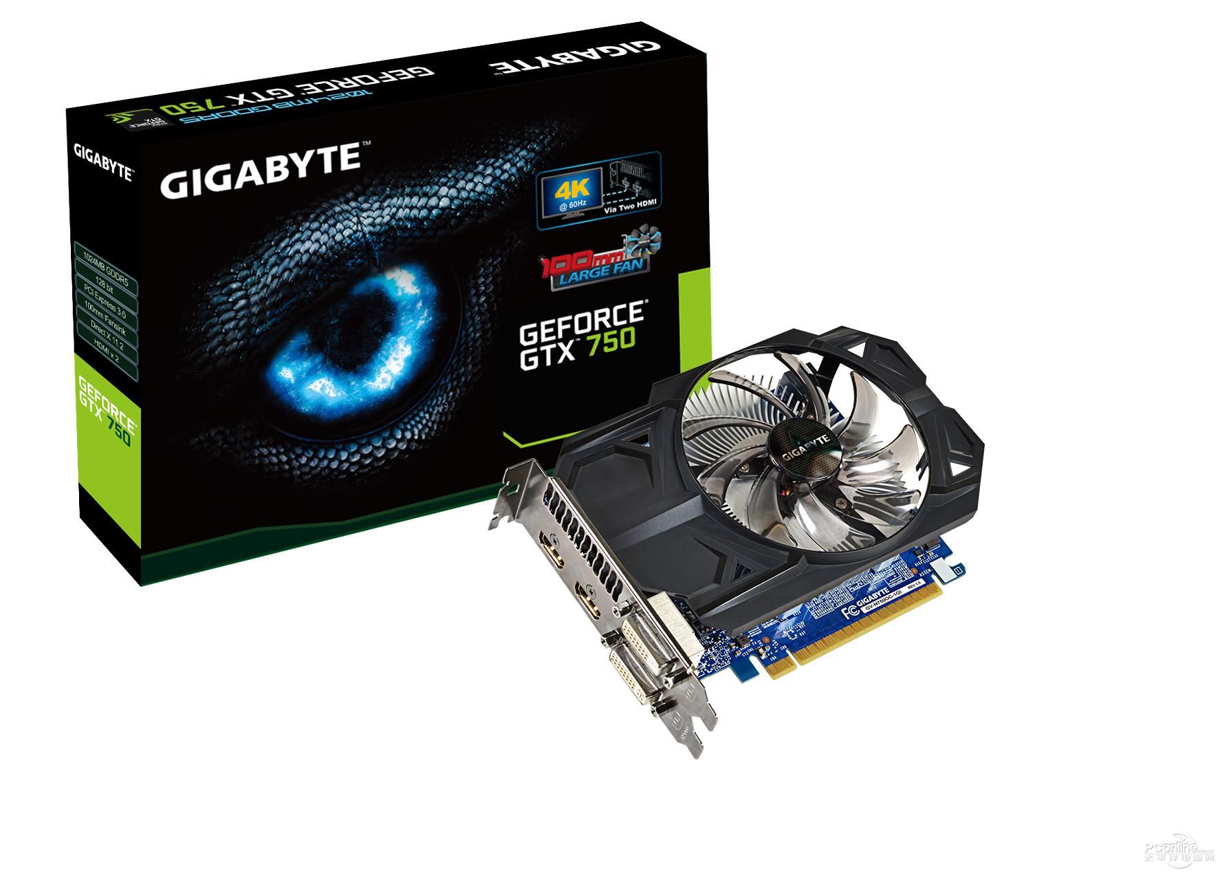 技嘉gtx 750ti,gtx750超公版显卡全球首发