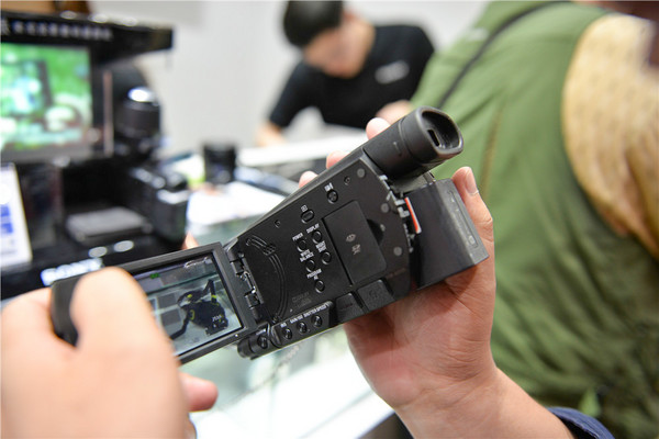 民用级别的4k 索尼ax100摄像机现场体验
