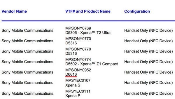 索尼Xperia Z3通过FCC认证 9月正式亮相