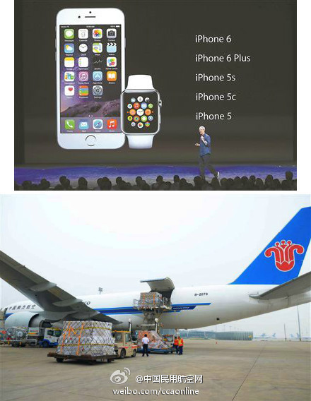 93吨iPhone6运至美国 大陆无缘第2批开售