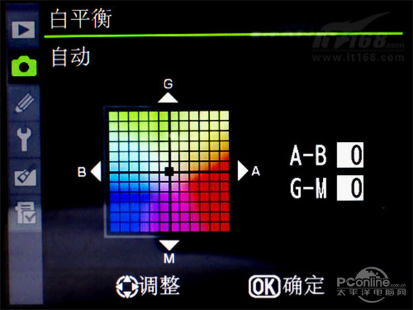 相机白平衡偏移功能