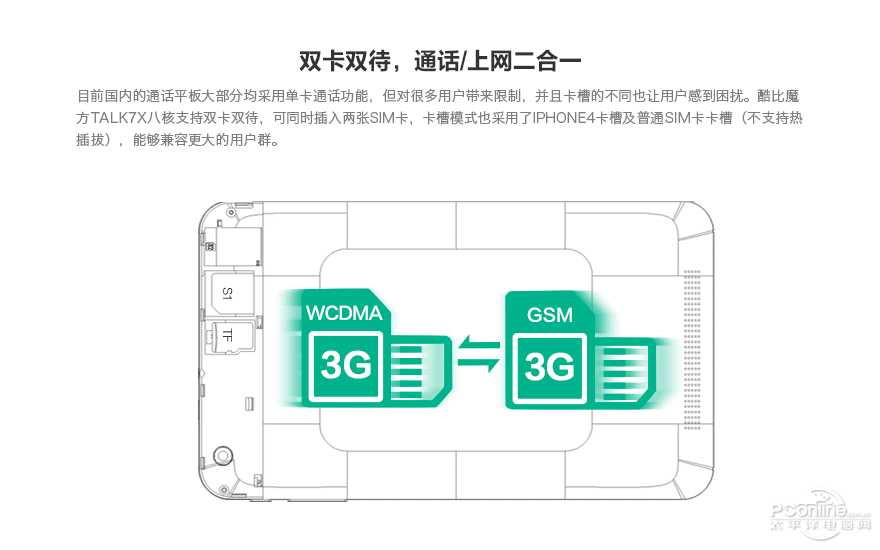 399元双3g酷比魔方talk7x八核直杀100