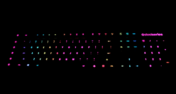 赛睿apex m800 rgb 游戏机械键盘