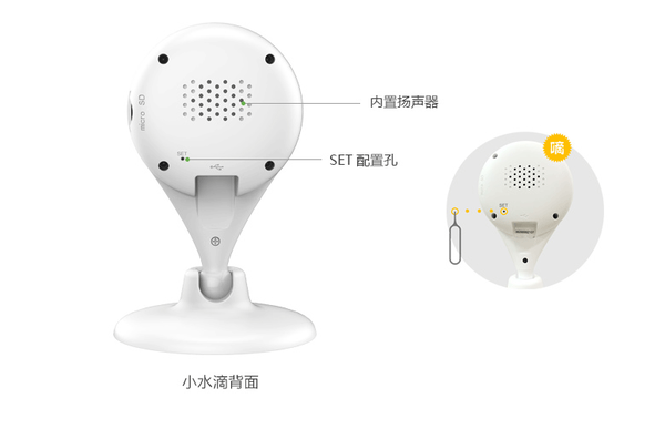 滴采用SONY传感器360智能摄像机幼水(图1)