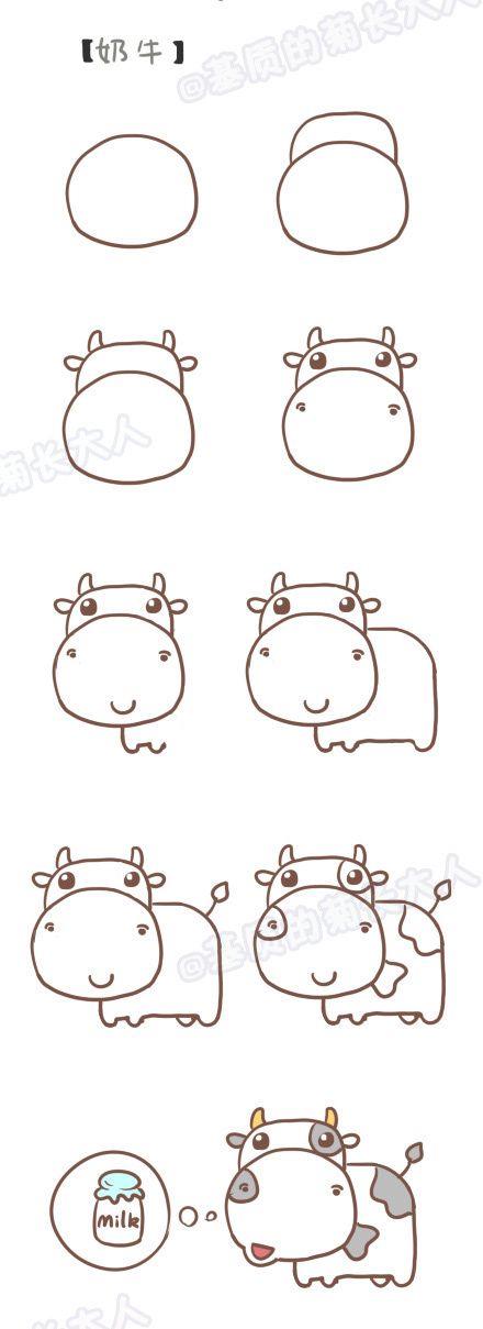 简笔画教程:绘制小动物简笔画教程集锦