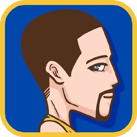 篮球迷看过来!漫画风格nba球员侧脸头像