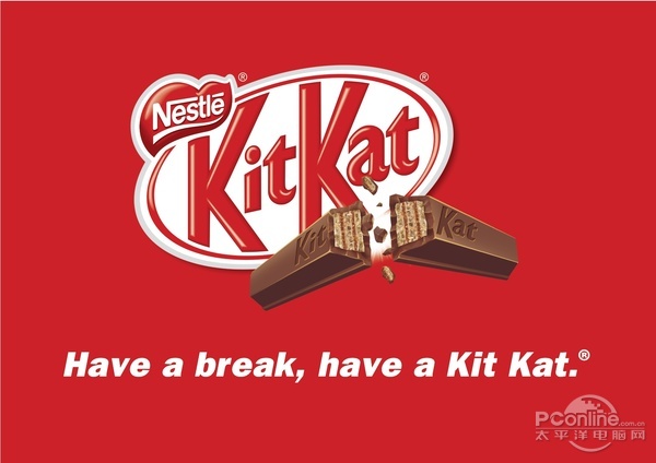 kitkat:空白广告