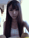 qq美女表情:动态的美女表情图