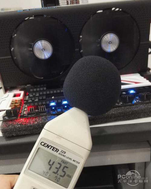 蓝宝石RX470 4G D5超白金OC噪音测试