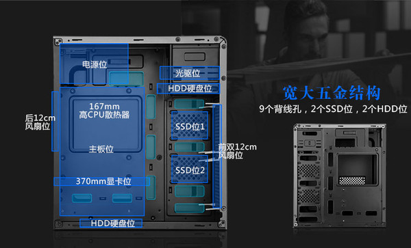 kb体育机箱不可全看“颜值”先马工匠1号全金属机箱(图6)