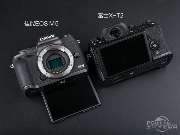 aps-c的错位战争 佳能eos m5对比富士x-t2