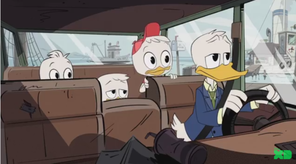 scrooge mcduck ),其三个侄子"huey","dewey","louie"和唐老鸭"donald