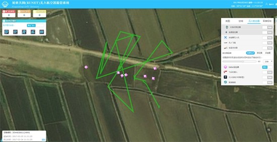无人机管控系统"runet"诞生 可实时显示飞行轨迹