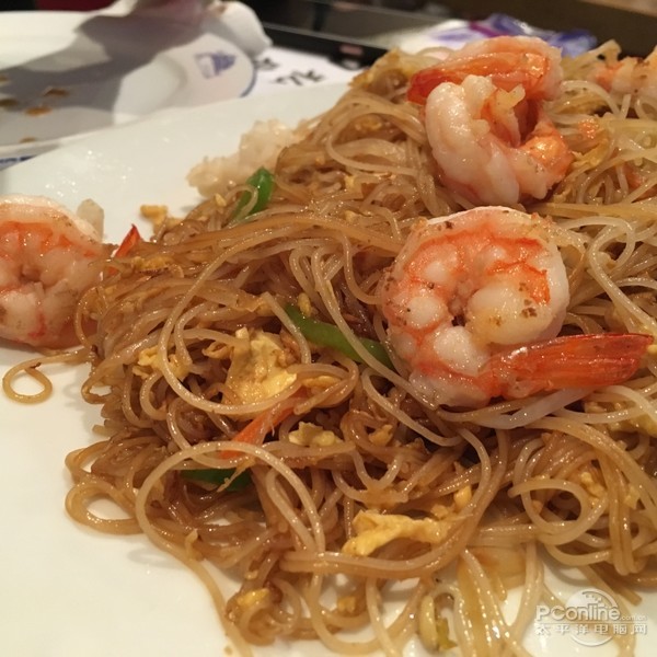 虾仁炒面