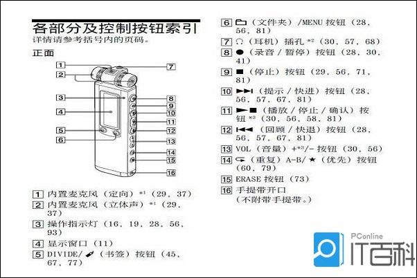 京华录音笔使用说明简介【图解】