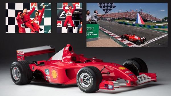 舒马赫2001年法拉利f1赛车将以当地艺术品进行拍卖