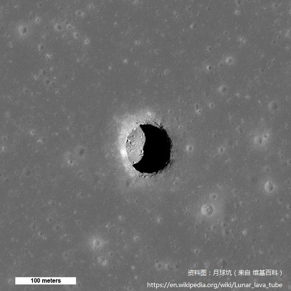 资料图:一个月球坑