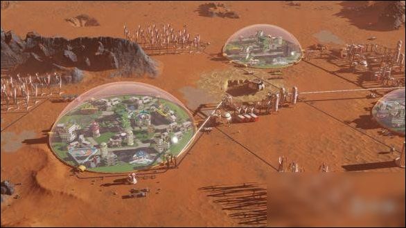 玩家在游戏中需要在火星上建造一个人类的生存基地.