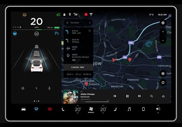 特斯拉即将于本周末迎来备受期待的全新导航软件