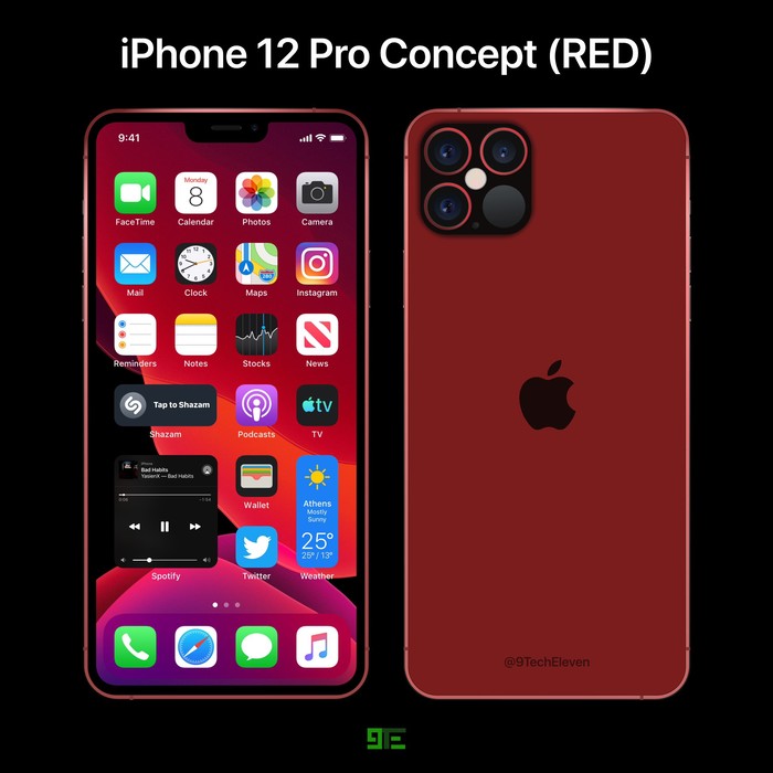 iphone 12 pro:新增深红色,这配色我看对眼了!