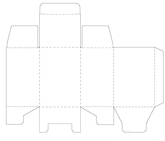 ai制作包装盒刀模的操作过程