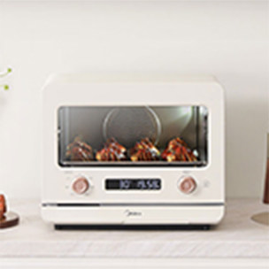 美的（Midea）蒸烤箱 家用 空气炸 蒸烤一体机 多功能 S10